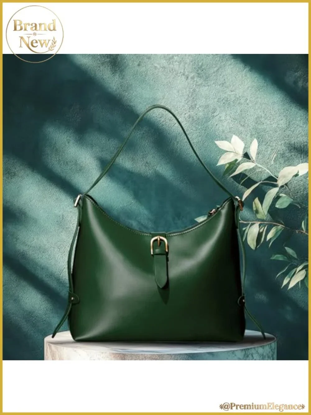 Vegan Leather Hobo Bag Women Shoulder Purse Crossbody Satchel Under Arm Handbag